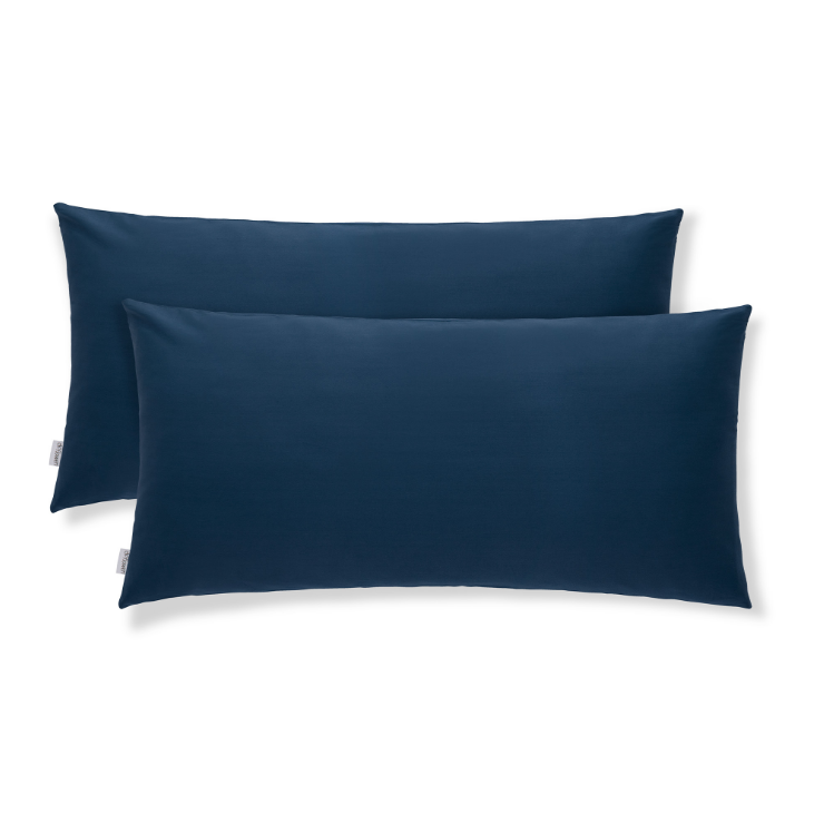 Federe satin 40x145 blu scuro