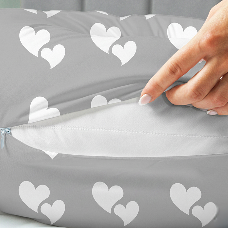 _Grey White Hearts - 4