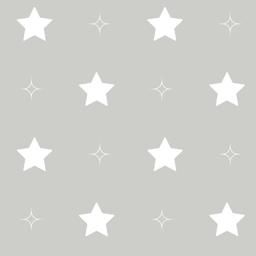 Stelle bianche su grigio